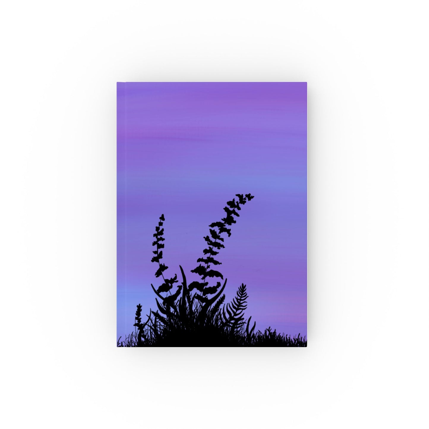 Botanical Shadows - Hard Back Journal - Purple