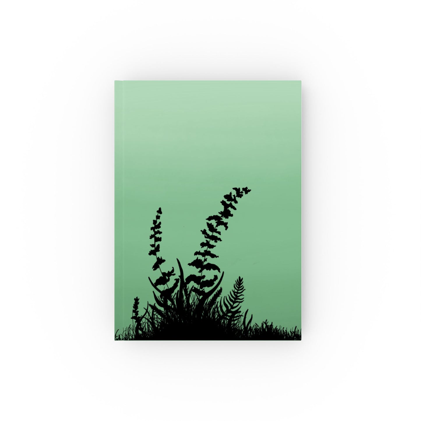 Botanical Shadows - Hard Backed Journal - Green