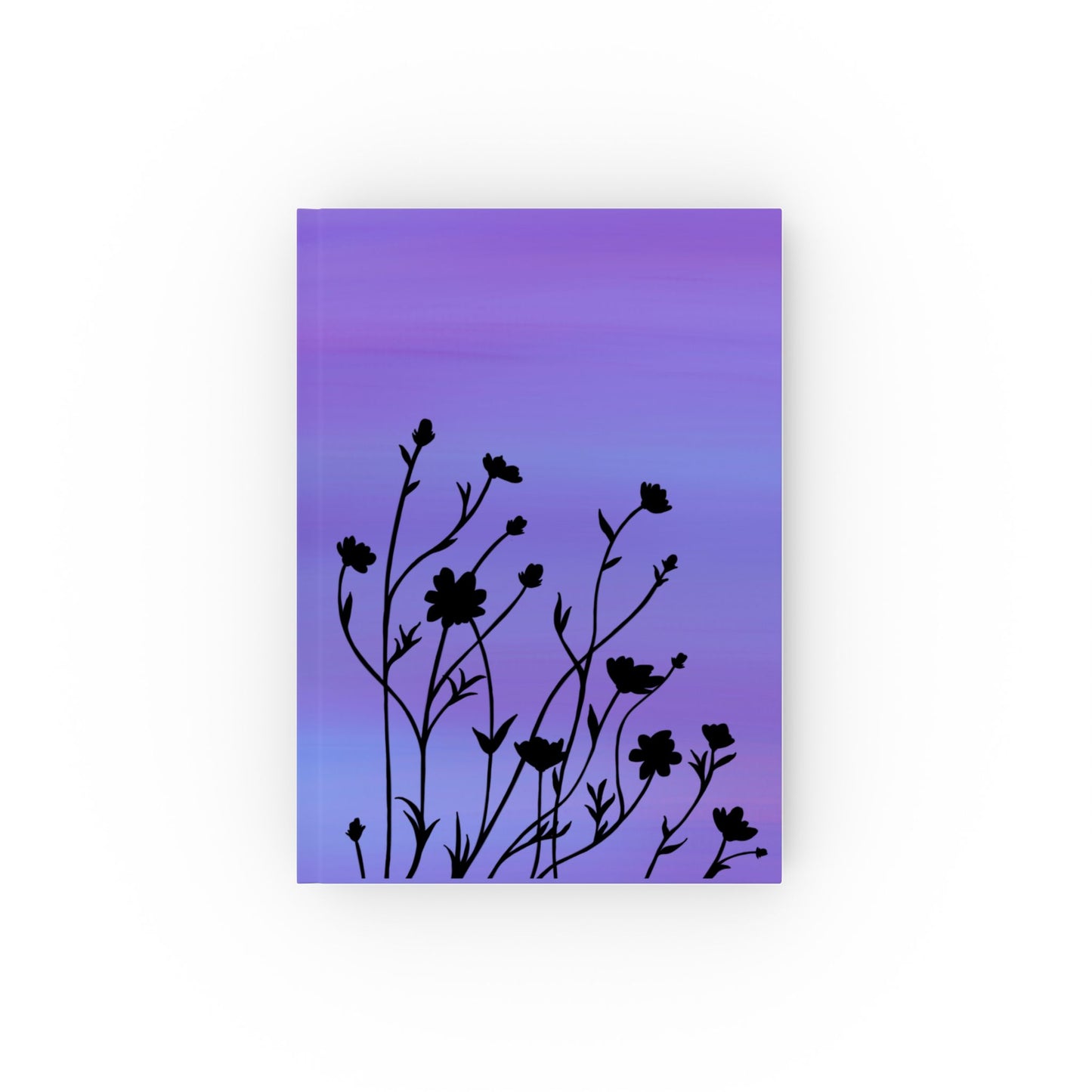 Botanical Shadows - Hard Backed Journal - Purple - Buttercups