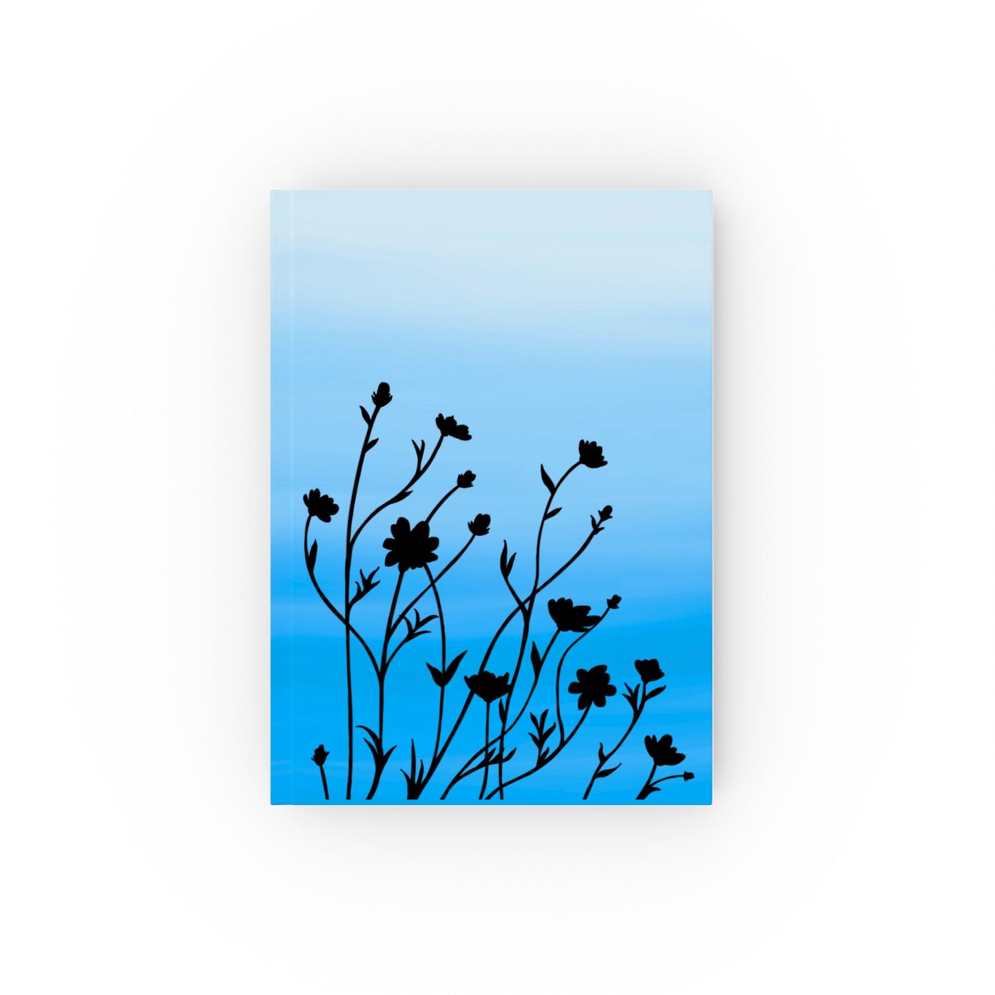 Botanical Shadows - Hard Backed Journal - Blue - Buttercups